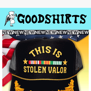 Good Shirts thanks you for your service.