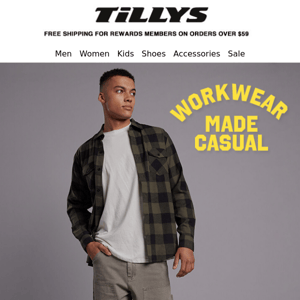 Workwear Made Casual | RSQ + Dickies