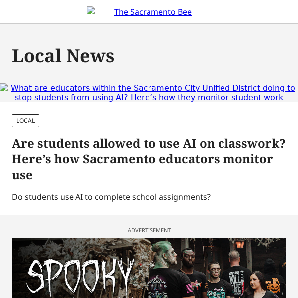 Are students allowed to use AI on classwork? Here’s how Sacramento educators monitor use