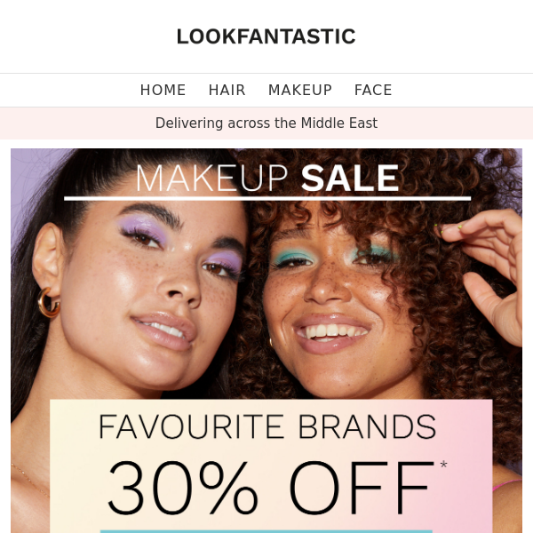 Last Chance 📢 Makeup Sale: 30% Off