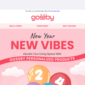 GOSSBY CHRISTMAS NEW YEAR PROMO CODES - Let End The Year With A BANG