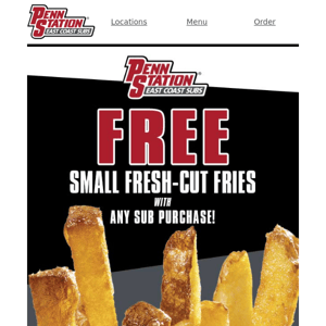 Your Free Fry Reward is Here