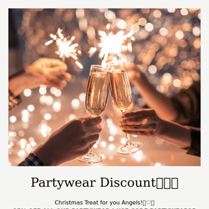 25% OFF ALL OUR PARTYWEAR🎊🍾🎉🥳