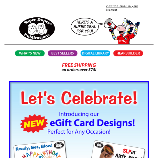 NEW e-Gift Card Designs