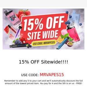 10% off site wide starts now