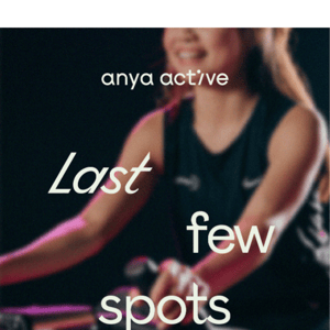 Hey Anya Active Singapore, take this class for a spin!