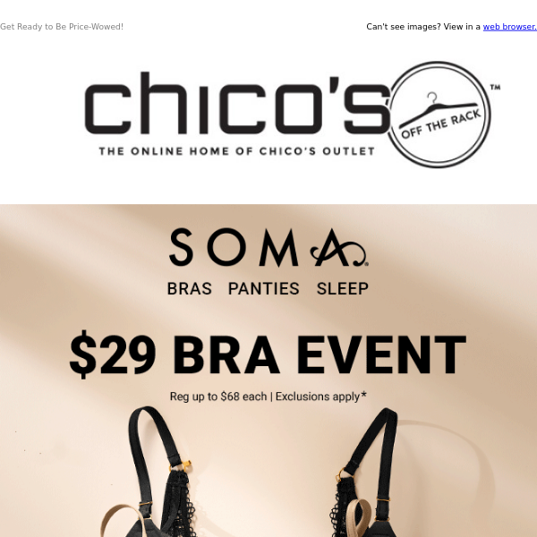 Soma Semi Annual Sale  Up To 70% Off Bras, Panties, & More!