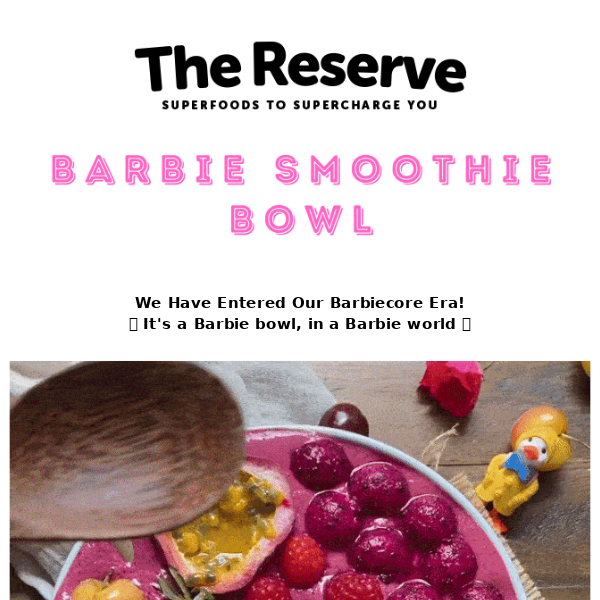 💗 Barbie smoothie bowl recipe ✨