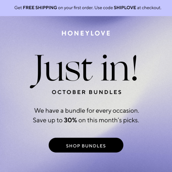 Unveiling October Bundles: Save up to 30% and Enjoy Free Shipping