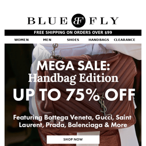 The MEGA SALE Handbag Edition. Up to 75% OFF