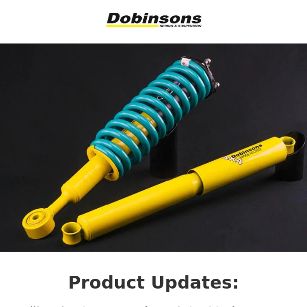 Dobinsons Direct Product Updates