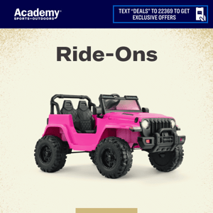 Fun Gifts! Up to 60% Off Ride-Ons