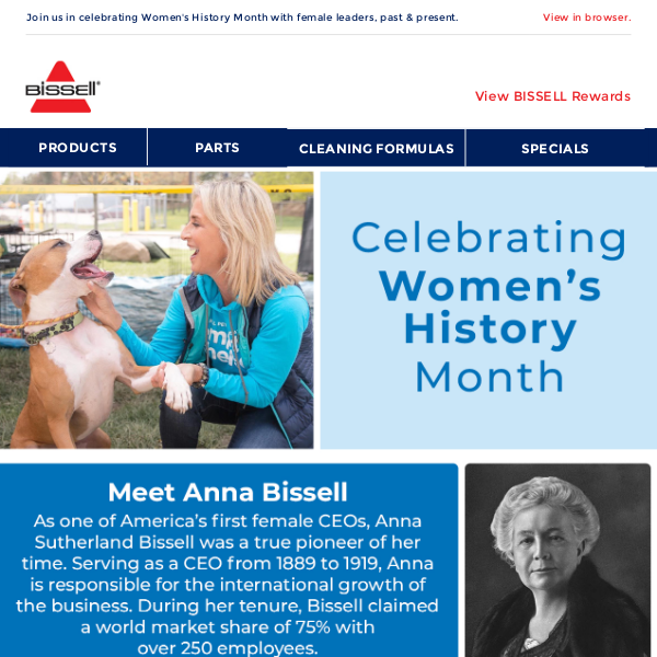 Meet one of America’s first female CEOs — Anna Bissell!