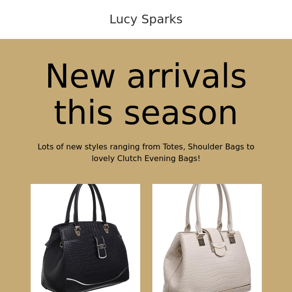 New Arrivals @Bessie Handbags!