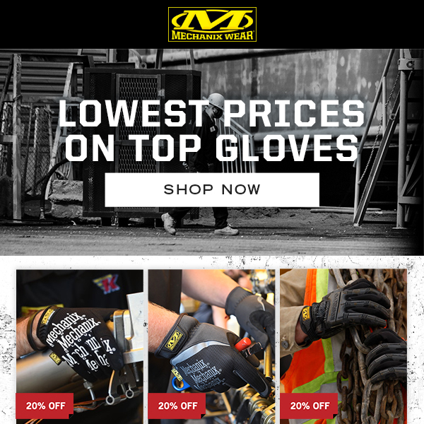 Lowest Prices on Top Gloves
