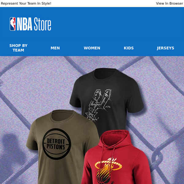 Score 15% Off Exclusive Picks at the NBA Store!