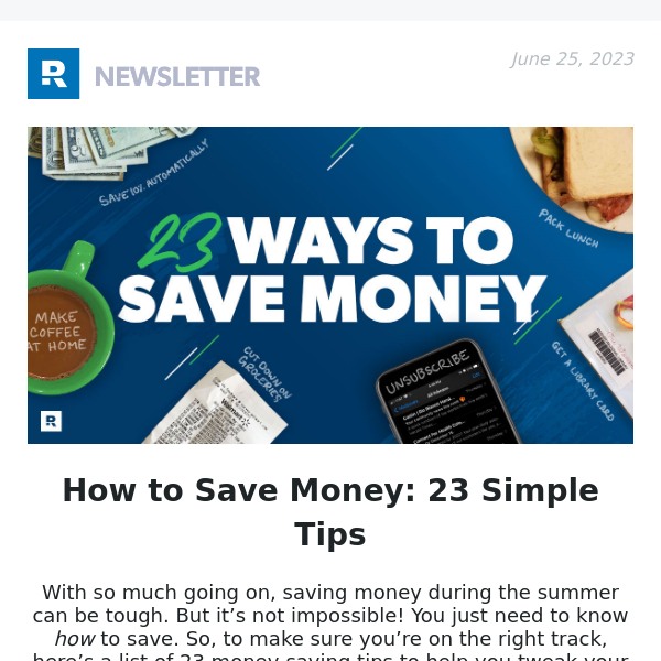 How to Save Money: 23 Simple Tips
