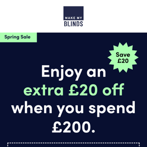 Fancy an Extra £20 Off? You're Welcome