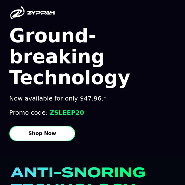 OUR ANTI-SNORING TECH ✅