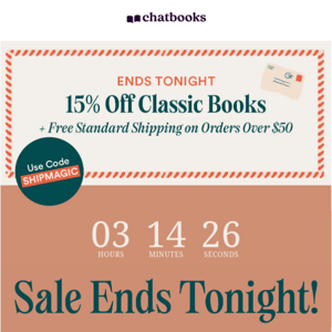 Final Chance: 15% Off Classic Books Before 12/25 🎄🤯