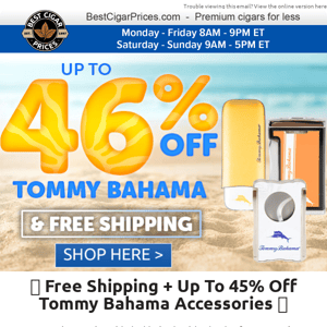 🌴 Free Shipping + Up To 45% Off Tommy Bahama Accessories 🌴