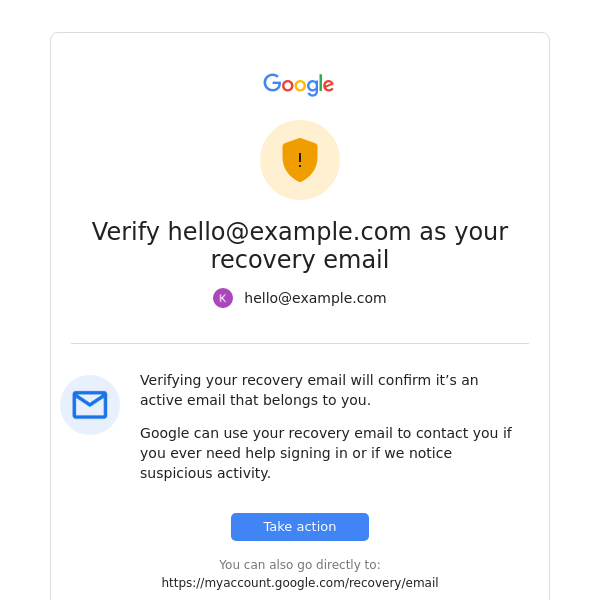 Help strengthen the security of your Google Account