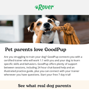 See why pet parents are raving about GoodPup