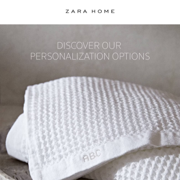 Discover our personalization options