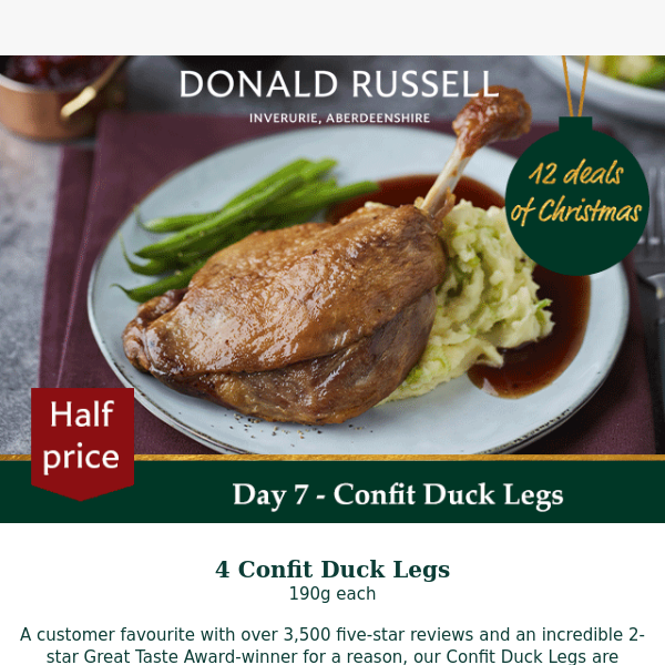 12 Deals of Christmas | HALF PRICE Confit Duck Legs 💥