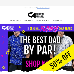 50% OFF - Dad Shirts - TODAY only!
