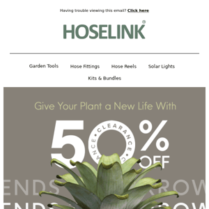 50% off Plant Pouches 🔖