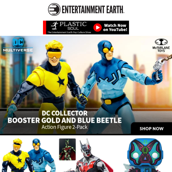DC Collector Booster Gold and Blue Beetle 7-Inch Scale Action Figure 2-Pack