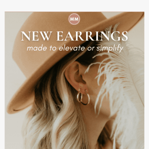 NEW ✨ Golden Earrings