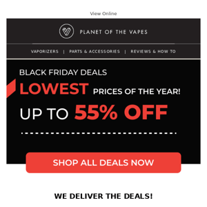 🔥Black Friday Deals! Lowest Prices of the Year - Up to 55% Off