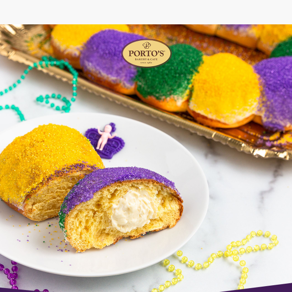 Celebrate Mardi Gras with our King Cake! 👑💜