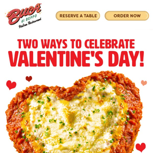 😍 Love at First Bite: $59.99 Lasagna Lovefeast For 2!