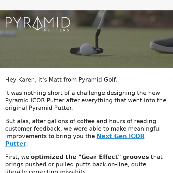 "Pyramid Putter 2.0" knocks it outta the park