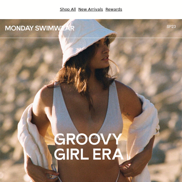 It’s time for your groovy girl era, Monday Swimwear