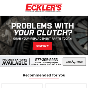 Problems with Your Clutch?