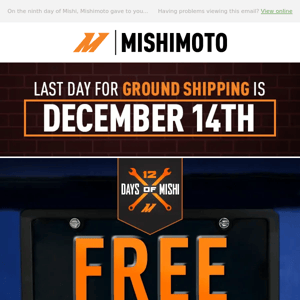 HURRY! Last chance to grab your FREE item!