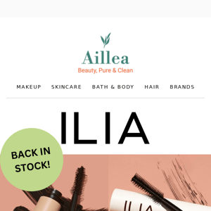 RESTOCKED! ILIA's Limitless Lash Mascara and Fullest Volumizing Mascara