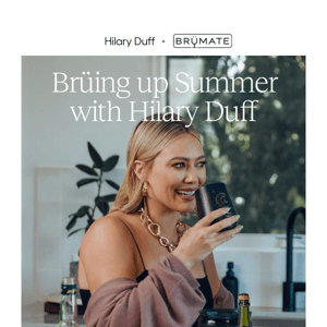 What's Hilary Duff's Favorite Cocktail?