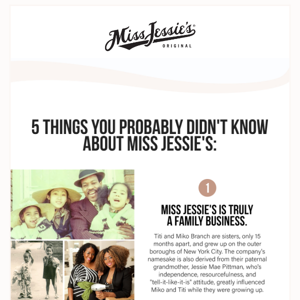 5 Ways Miss Jessie's Made Hair-Story