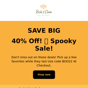 🎃un-BOO-lievable: Up to 75% Sitewide Savings🦇