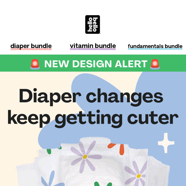 Get 25% off our newest diaper designs 😍🌸🦋