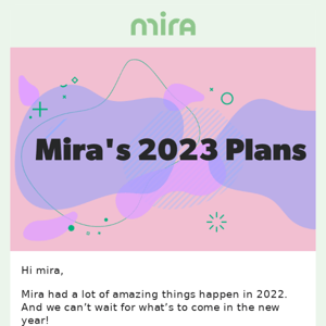 🎉2023 + Mira!