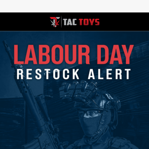 Labour Day Restock Alert 🚨