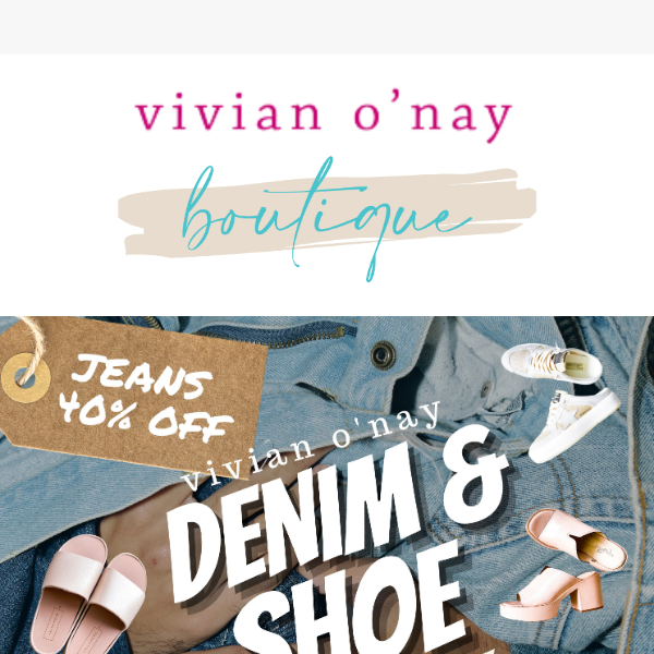 💸👖👡 Upgrade Your Wardrobe: Denim and Shoes at Irresistible Prices!