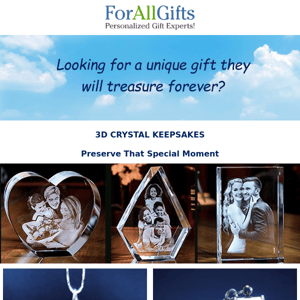 Create Your Own 3D Crystal Keepsake