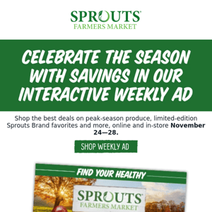 🗞️Sprouts Farmers Market, Here’s your interactive weekly ad!
